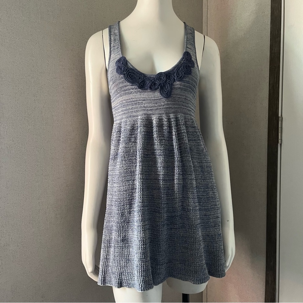 Free People Anthropologie Razerback Knit Mini Dress/Tunic